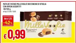 Famila MATILDE VICENZI MILLEVOGLIE BOCCONCINI DI SFOGLIA CON RIPIENI ASSORTITI offerta