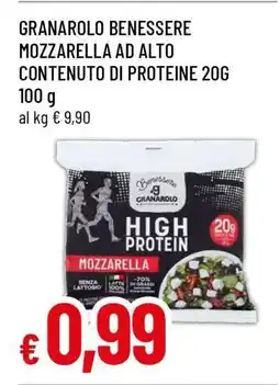 Famila GRANAROLO BENESSERE MOZZARELLA AD ALTO CONTENUTO DI PROTEINE 20G offerta