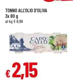 Famila TONNO ALL'OLIO D'OLIVA offerta
