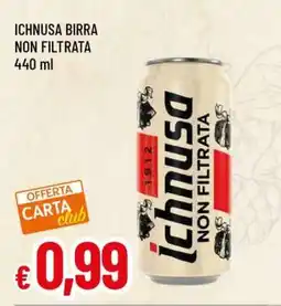 Famila ICHNUSA BIRRA NON FILTRATA offerta
