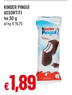Famila KINDER PINGUÌ ASSORTITI offerta