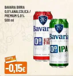 Famila BAVARIA BIRRA 0,0% ANALCOLICA / PREMIUM 5.0% offerta