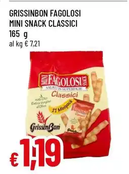 Famila GRISSINBON FAGLOSI MINI SNACK CLASSICI offerta