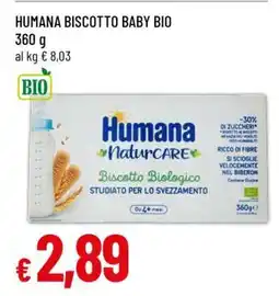 Famila HUMANA BISCOTTO BABY BIO offerta
