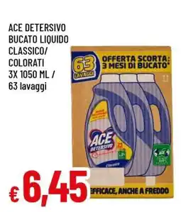 Famila ACE DETERSIVO BUCATO LIQUIDO CLASSICO/COLORATI offerta