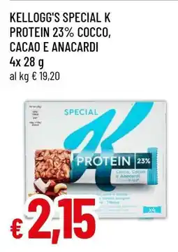 Famila Kellogg's Special K Protein 23% Cocco, Cacao e Anacardi offerta