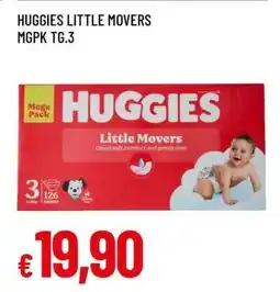 Famila HUGGIES LITTLE MOVERS MGPK TG.3 offerta