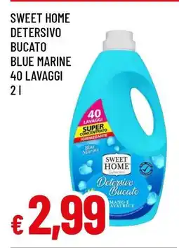Famila SWEET HOME DETERSIVO BUCATO BLUE MARINE 40 LAVAGGI 2 l offerta