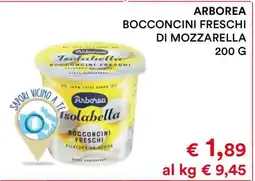 Coop Arborea Bocconcini Freschi di Mozzarella offerta
