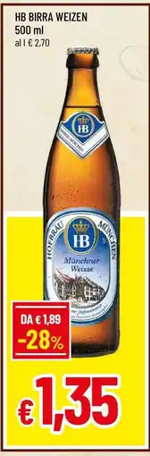 Famila HB BIRRA WEIZEN offerta