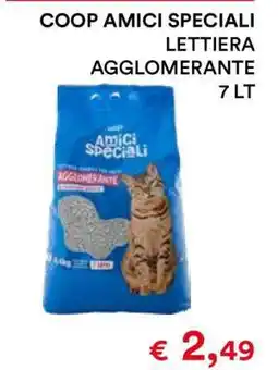 Coop COOP AMICI SPECIALI LETTIERA AGGLOMERANTE 7 LT offerta