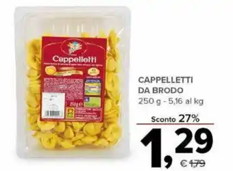 Todis Cappelletti Da Brodo 250g offerta