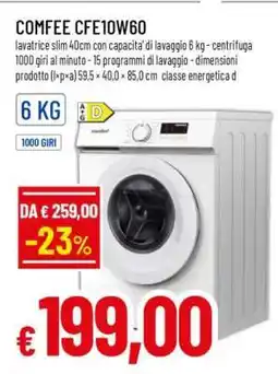 Famila COMFEE CFE10W60 offerta