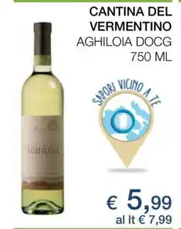Coop CANTINA DEL VERMENTINO AGHILOIA DOCG offerta