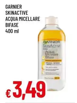 Famila GARNIER SKINACTIVE ACQUA MICELLARE BIFASE 400 ml offerta