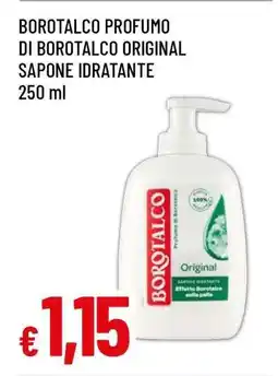 Famila BOROTALCO PROFUMO DI BOROTALCO ORIGINAL SAPONE IDRATANTE 250 ml offerta