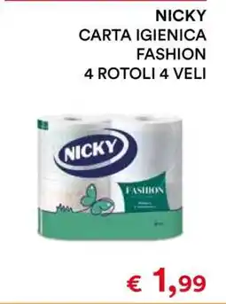 Coop NICKY CARTA IGIENICA FASHION offerta