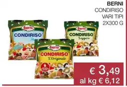 Coop BERNI CONDIRISO VARI TIPI 2X300 G offerta