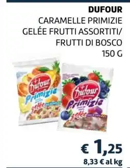 Coop DUFOUR CARAMELLE PRIMIZIE GELÉE FRUTTI ASSORTITI/FRUTTI DI BOSCO offerta