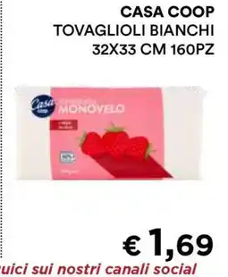 Coop CASA COOP TOVAGLIOLI BIANCHI offerta