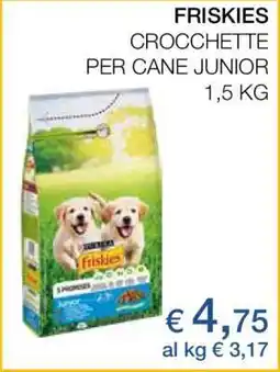 Coop FRISKIES CROCCHETTE PER CANE JUNIOR offerta