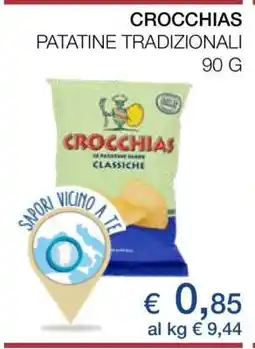 Coop Crocchias Patatine Tradizionali offerta