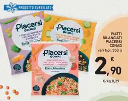 Conad PIATTI BILANCIATI PIACERSI CONAD offerta