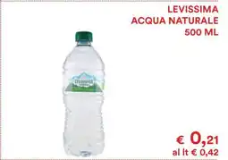 Coop LEVISSIMA ACQUA NATURALE offerta