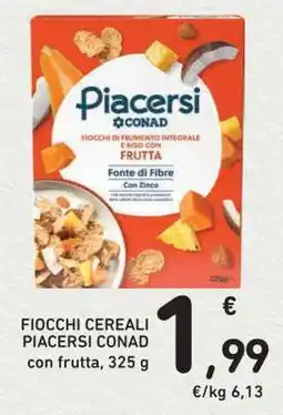 Conad FIOCCHI CEREALI PIACERSI CONAD offerta