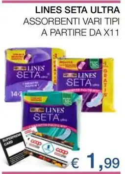 Coop LINES SETA ULTRA offerta