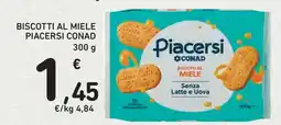 Conad BISCOTTI AL MIELE PIACERSI CONAD offerta
