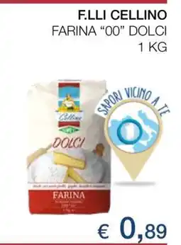 Coop F.LLI CELLINO FARINA “00” DOLCI offerta