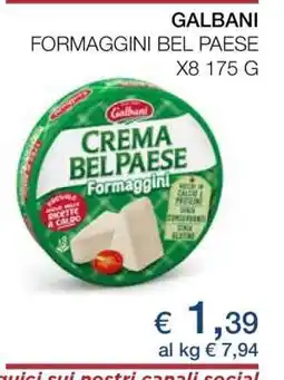 Coop Galbani Formaggini Bel Paese offerta