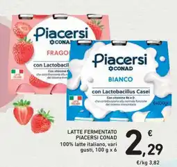 Conad LATTE FERMENTATO PIACERSI CONAD offerta