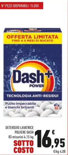 Conad Detersivo lavatrice polvere DASH offerta
