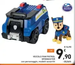 Spazio Conad Veicolo paw patrol spinmaster offerta