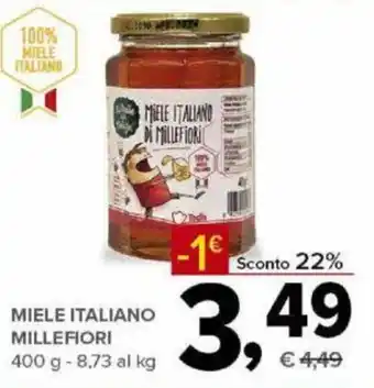 Todis Miele Italiano Millefiori 400g offerta