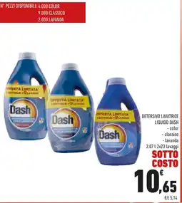 Conad Detersivo lavatrice liquido DASH offerta