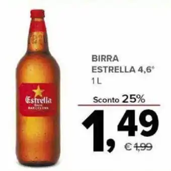 Todis Birra Estrella 4,6° 1 L offerta