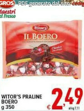 Iper Triscount Cioccolatini offerta