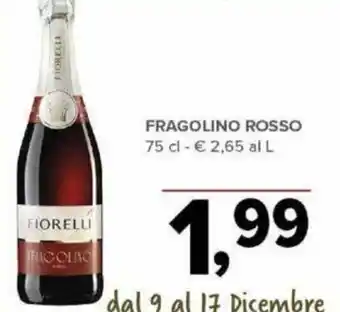 Fiorelli Fragolino Rosso 75 cl