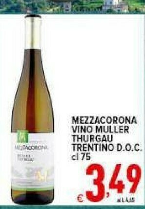 Iper Triscount Muller thurgau offerta
