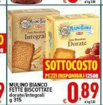 Iper Triscount Fette biscottate offerta