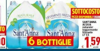Iper Triscount Acqua sant'anna offerta
