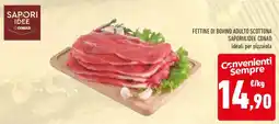 Conad Fettine di bovino adulto scottona SAPORI&IDEE CONAD offerta
