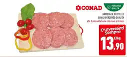Conad Hambuger di vitello CONAD PERCORSO QUALITÀ offerta