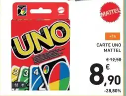 Spazio Conad Carte uno mattel offerta