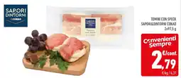 Conad Tomini con speck SAPORI&DINTORNI CONAD offerta