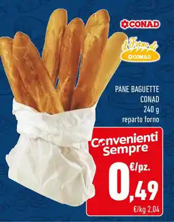 Conad Pane baguette CONAD offerta