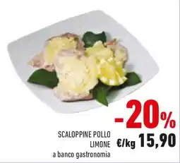 Conad Scaloppine pollo limone offerta